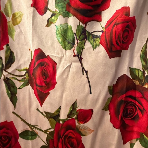 New L'AGENCE Venice Cowl Lace Neck Silk Gown in Sand Silk Romantic Rose. - Picture 5 of 9